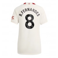Camiseta Manchester United Bruno Fernandes #8 Tercera Equipación Replica 2023-24 para mujer mangas cortas